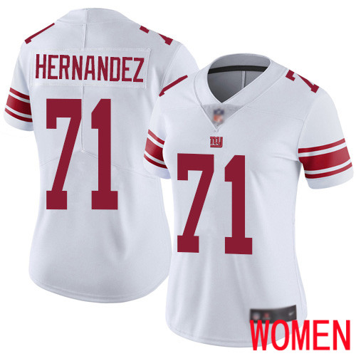 Women New York Giants #71 Will Hernandez White Vapor Untouchable Limited Player Football NFL Jersey->youth nfl jersey->Youth Jersey